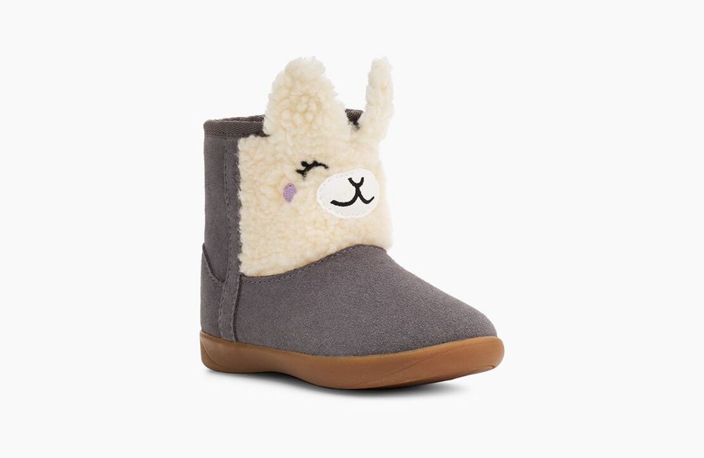 Ugg Llama Stuffie - Kids Boots - Grey - NZ (7236UZYJQ)